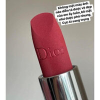 [ Tặng Kèm Túi Vải ]  Son Dior Velvet 720 Icóne Hồng Nâu Gỗ Fullsize Unbox