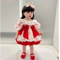 [ TẶNG kèm turban  + quần chip] Váy tiểu thư cho bé 5kg-12kg mặc đi tiệc đi chơi , sinh nhật