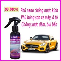 [ Tặng Khăn + Mút ] Chai xịt phủ nano kính ôtô - Chống nước cho kính - Phủ bóng sơn Ceramic Wax xe máy ôtô chống bẩn DSQ