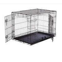 [ TẶNG KHAY VỆ SINH ]Lồng Chó Mèo Sơn Tĩnh Điện Gấp Gọn 3 Kích Cỡ Nhiều Màu Sắc