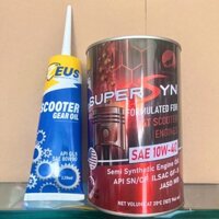 [ Tặng Láp ] Nhớt Super Syn Ga, Nhập Khẩu Mỹ Tặng Nhớt Láp Zeus 89w90
