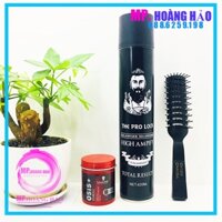 [ Tặng Lược ] Gôm Xịt Tóc The Pro Lock Ami + SÁP VUỐT TÓC OIS THRILL