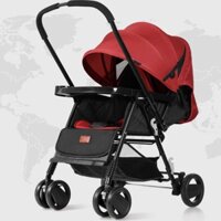 [ TẶng màn + đệm xe] Xe đẩy trẻ em cao cấp 2 chiều Seebaby T11 có giảm sóc BẢO HÀNH 1 NĂM