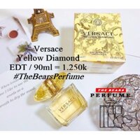 🎁 Tặng mini 4,5ml 🎁 HOÀN TIỀN 100% nếu FAKE - Nước hoa Yellow Diamond EDT (90ml) - Versace - FULLSEAL