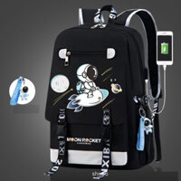 ( Tặng móc khóa)Túi Balo học sinh cấp 1 cấp 2 cấp 3 balo học sinh tiểu học trung học cơ sở balo sinh viên Có khóa bảo vệ