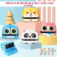 🔥 {tặng mực }🔥 Dấu QUẦN ÁO 🔥 in trên vải, nilon, giấy, nhựa... Minh In
