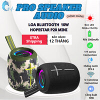 [ Tặng Nhạc Loa Bluetooth Mini HopeStar P20 Mini 10W Đèn Led RGB, Âm To Bass Đầm, Pin 2400mAh, Nhiều Cổng Kết Nối Củ Loa