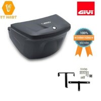 { TẶNG PÁT CHO XE WINNER X }Thùng Giữa Xe Côn Tay Xe Máy GIVI G10N Thon Gọn 10 Lít Màu Đen Hàng Chính Hãng tiện dụng