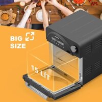 ( Tặng phụ kiện 10 món + Công thức) Snapbee Nồi chiên không dầu Queen RF 15-