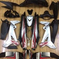 [ Tặng Tem ] Bộ dàn áo xe Sirius - sirius RC màu Đen - nhựa nguyên sinh ABS loại 1