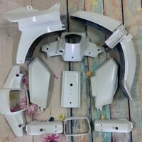 [ TẶNG TEM ] Bộ Dàn áo xe dream 2 - dream Việt màu trắng