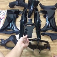 ( Tặng Tem )  Dàn áo xe jupiter GRAVITA - Jupiter MX,Màu Đen  nhựa ABS cao  cấp [ B59]