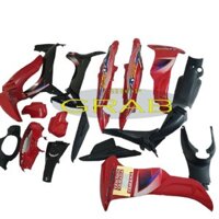 [ TẶNG TEM XE] Bộ dàn áo màu Đỏ cờ xe JUPITER V nhựa nguyên sinh ABS