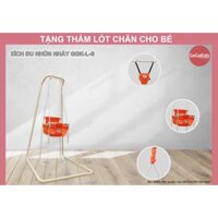 [ Tặng thảm lót chân cho Bé ] Combo 2 trong 1 Xích đu và Nhún nhảy - Mã GGK-L-JS - GEGAKIDS