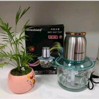 [ TẶNG THÊM 1 LƯỠI DAO ] Máy Xay Thịt NineShield M8 Cối Inox / M6 Cối Thủy Tinh Siêu Tiện Dụng Cho Gia Đình Bạn