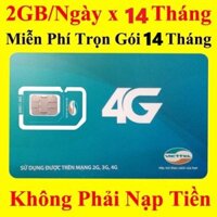 { TẶNG THÊM 2 THÁNG } Sim 5G Viettel 12ST60N Miễn Phí 2GB/ngày ( 60GB/Tháng ) Vào Mạng Trọn Gói 1 Năm