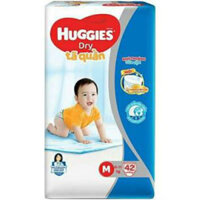 ( TẶNG THÊM 4 MIẾNG) Bỉm tã quần Huggies Dry tràm trà size M 42 miếng (6-11kg)