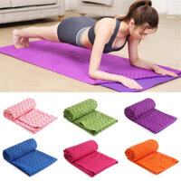 ( TẶNG TÚI ĐỰNG ) Khăn trải thảm tập Yoga cao cấp dày chống trượt, thấm mồ hôi