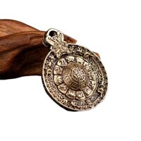 ☃☒❈ Tây Tạng Đồng Nguyên Chất Chín Cung Điện Thẻ Thông Điệp May Mắn Chuyển Mặt Dây Chuyền Cá Tính Hình Sự Chong Tai Sui Vòng Cổ Mặt Dây Chuyền Nam Nữ 007