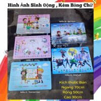 🍀 TBA SHOP 🍀 Bàn xếp học sinh đa năng 4 Chân Nhựa Cao Cấp - Kích Thước 50 x 70cm