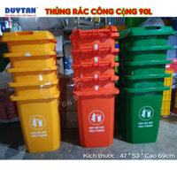 🍀 TBA SHOP 🍀THÙNG RÁC CÔNG CỘNG 90L - NHỰA DUY TÂN