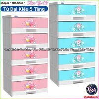 🍀 TBA SHOP 🍀 Tủ Nhựa Duy Tân 5 Tầng Đại Kiểu - Đã Lắp Ráp Hoàn Thiện
