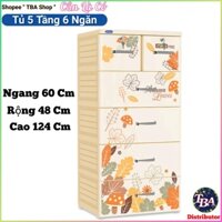 🍀 TBA SHOP 🍀TỦ NHỰA DUY TÂN 5 TẦNG 6 NGĂN -(GIAO HỎA TỐC TẠI TP.HCM - LIÊN HỆ SHOP)