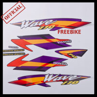 ( TEM 3 LỚP) BỘ TEM WAVE 110 DÁN XE ĐỎ ĐỜI 2000 HÀNG 3 LỚP LOẠI TỐT