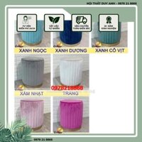 [ THANH LÝ ] Đôn Bàn Trang Điểm, Đôn Sofa , Đôn Bàn Phấn Bọc Nỉ