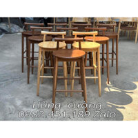 [ THANH LÝ ] Ghế gỗ quầy bar cafe thanh lý,ghế bar cao giá rẻ,ghế bar gỗ