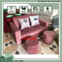 [ THANH LÝ ] Ghế Sofa 1,2m Tặng Kèm 2 Đôn, 2 Gối