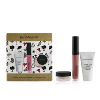 [ Thanh Lý - Tách ] bareMinerals - Set Trang Điểm 3 Món bareMinerals Primer, Finishing Powder & Lip Lacquer Trio