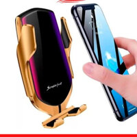 🌟 THANH LÝ XẢ KHO 🌟 Giá đỡ kiêm sạc không dây cho điện thoại trên ô tô Smart Sensor R1 thông minh / TỰ ĐÓNG MỞ