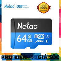 🕐 Thẻ Nhớ Micro SD NETAC 64Gb Class 10 Siêu Bền dùng Cho Máy Điện Thoại Smartphone, Loa Bluetooth, MP3, Máy Tính Bảng,