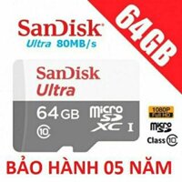 🌟 Thẻ nhớ Micro SD San disk 64GB class 10