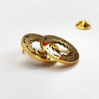 ❈ ❈ Thép Titan Thần Mặt Trời Chim Rỗng Thổ Cẩm Di Sản Văn Hóa Trung Quốc Totem Huy Hiệu Áo Sơ Mi Phù Hợp Với Ve Áo Pin Phụ Kiện 2503K13