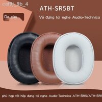 ✥ ☾﹍Thích hợp cho Tam giác sắt ATH-SR5 Bộ tai nghe chụp tai đeo đầu SR5BT miếng bọt biển bọc da bịt tai MSR5 bông tai Bộ