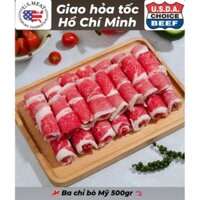 🥩 Thịt bò - Ba Chỉ (Ba rọi) Bò Mỹ 🇺🇸 / American Short Plate Beef 500gr - Cấp Đông (Frozen) - Giao hỏa tốc Hồ Chí Minh