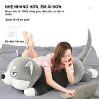 🐰 🐰 [THUBONGCAOCAP] 🐰 🐰 Gấu Ôm Gấu Bông Chó Alaska Siêu Ngầu Cho Bé Nhồi Bông Gòn Cao Cấp