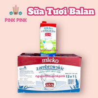 [ THÙNG 12 HỘP ] Sữa tươi mleko zambrowskie 3,5% 1L Chuyên Dùng Pha Chế