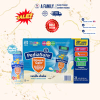 [ THÙNG 24 CHAI ] SỮA NƯỚC PEDIASURE OPTIGRO 20% VANILLA NHẬP KHẨU MỸ
