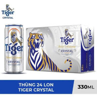 ( Thùng 24 lon ) Bia Tiger Bạc 330ml