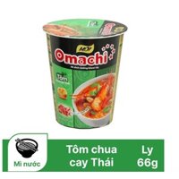 ( Thùng 24 ly ) Mì Ly Omachi tôm chua cay Thái 66gr