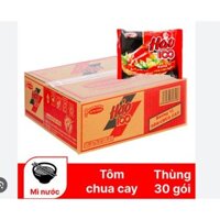 ( Thùng 30 gói ) Mì Hảo 100 tôm chua cay 65g