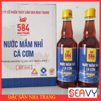 🌟 Thùng 6 Chai Nước Mắm 584 Nha Trang 25 Độ Đạm - Truyền Thống Nguyên Chất Đậm Đặc 🌟 - Seavy 🌊