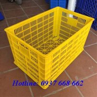 " Thùng nhựa rỗng 5 bánh xe- Hs0199 " 780x500x430 mm