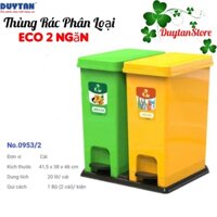 🌱 Thùng rác phân loại ECO 2 NGĂN DUY TÂN🌱 Tổng Kho Sài Gòn 1 🌱