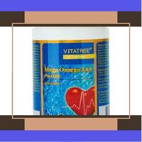 [ Thuốc Tốt 573 ] Viên Uống Dầu Cá Mega Omega 3,6,9 Plus Q10 Vitatree Duy Trì Sức Khỏe Tim Mạch  hộp 120 viên
