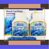 [ Thuốc Tốt 573 ] Viên uống Sụn Vi Cá Mập Vitatree Shark Cartilage 1000mg   Hộp 2 lọ *100 viên
