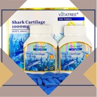 [ Thuốc Tốt 814 ] Viên uống Sụn Vi Cá Mập Vitatree Shark Cartilage 1000mg -  Hộp 2 lọ *100 viên [ Chính Hãng ]